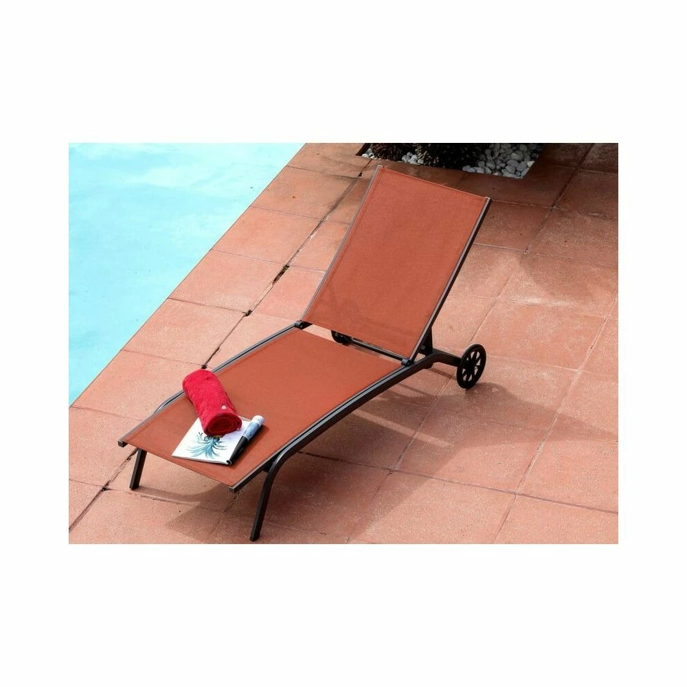 Bains De Soleil En Aluminium Celio (lot De 2) 2 Bains De Soleil En Aluminium Celio (lot De 2) – Image 2