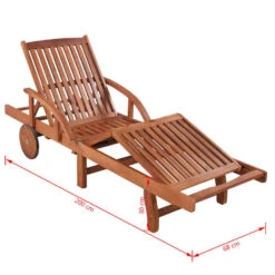 VIDAXL Chaise Longue Bois D'acacia Solide 13 VIDAXL Chaise Longue Bois D'acacia Solide -Mobilier De Jardin 64534ddc4f3b44.27825209