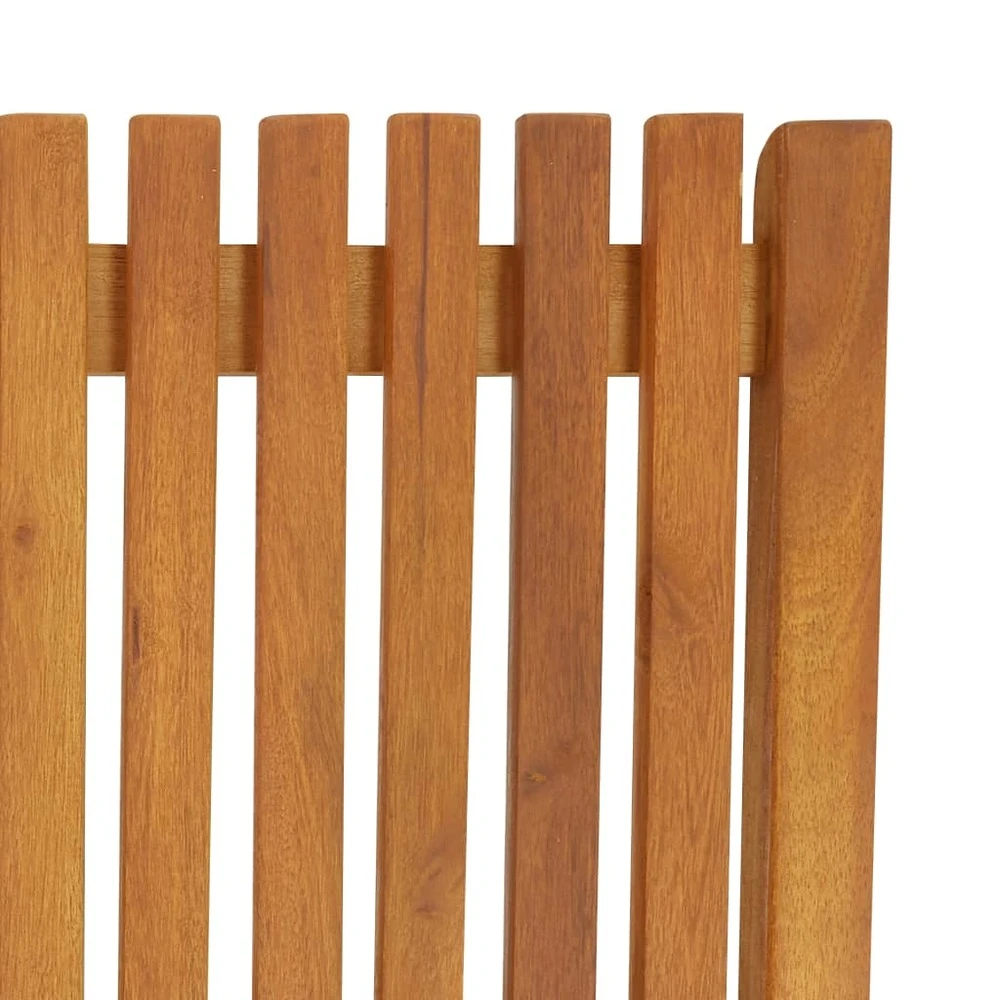 VIDAXL Chaise Longue Avec Coussin Bois D'acacia Solide 7 VIDAXL Chaise Longue Avec Coussin Bois D'acacia Solide – Image 7