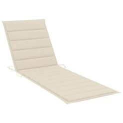 VIDAXL Chaise Longue De Jardin Avec Table Et Coussin Pin Imprégné -Mobilier De Jardin 64535321801388.39028877
