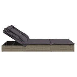 VIDAXL Transat 2 Places Avec Toit Pliable Gris 213x118x97 Cm 13 VIDAXL Transat 2 Places Avec Toit Pliable Gris 213x118x97 Cm -Mobilier De Jardin 645ecef0a1f242.94149229