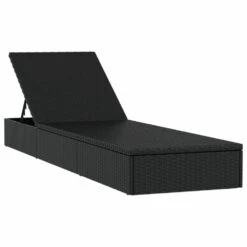VIDAXL Transats 2 Pcs Avec Table Noir Résine Tressée 10 VIDAXL Transats 2 Pcs Avec Table Noir Résine Tressée -Mobilier De Jardin 645ecf025b3440.65286890