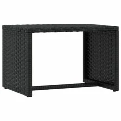 VIDAXL Transats 2 Pcs Avec Table Noir Résine Tressée 12 VIDAXL Transats 2 Pcs Avec Table Noir Résine Tressée -Mobilier De Jardin 645ecf0260d360.69518053