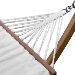 Hamac En Bois - Hamaca - Hamac 317x100cm Avec Toile En Coton -Mobilier De Jardin 6464c9f7c95656.84437742