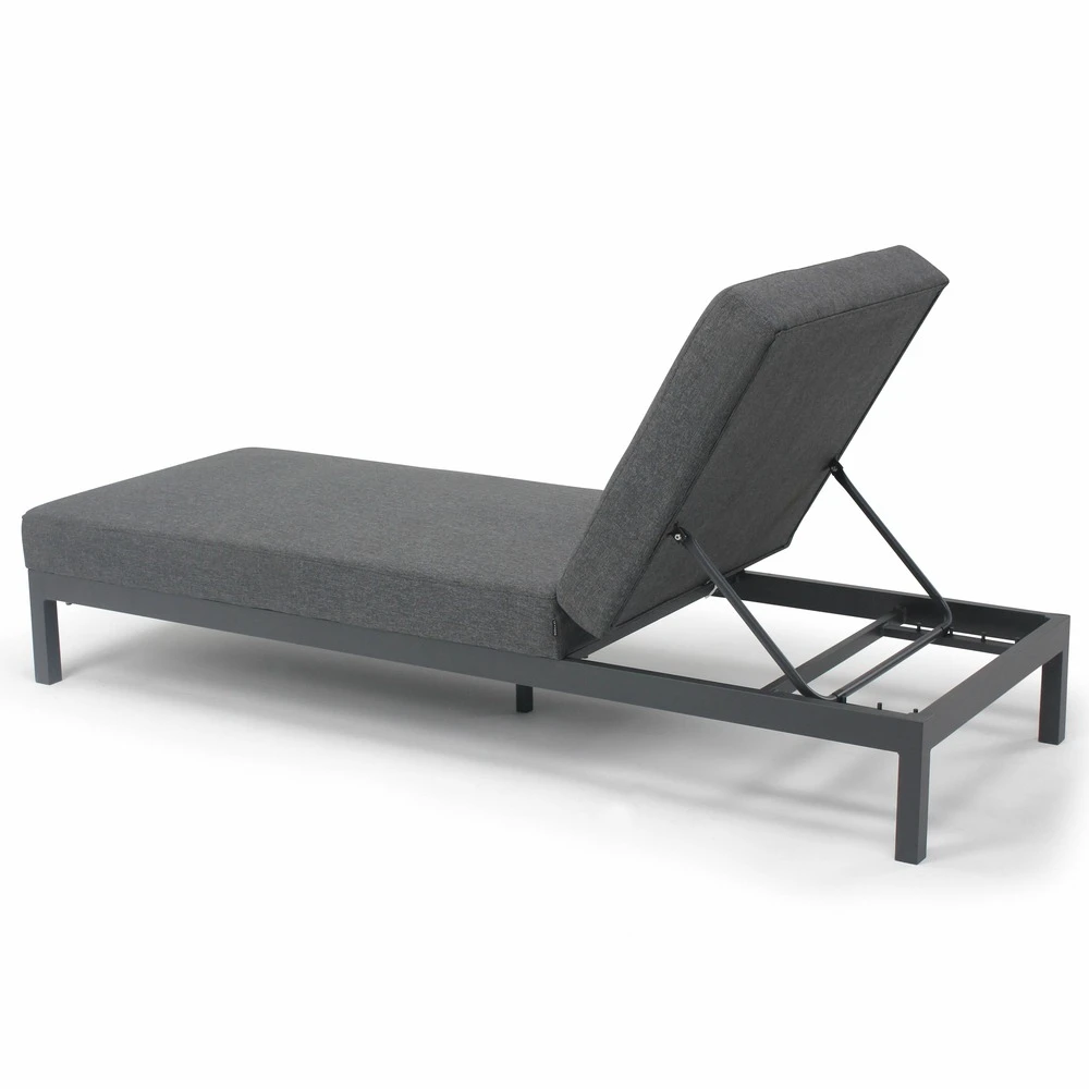 Bain De Soleil En Aluminium Gris 4 Bain De Soleil En Aluminium Gris – Image 4