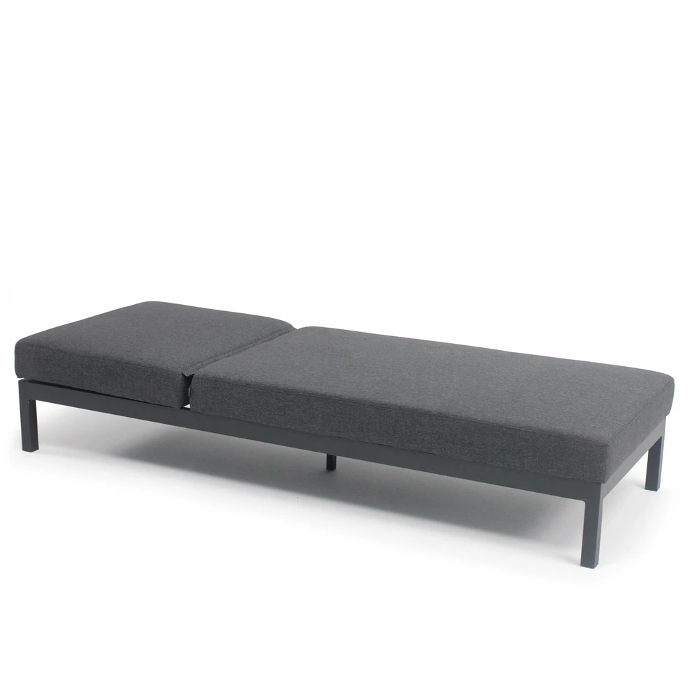 Bain De Soleil En Aluminium Gris 2 Bain De Soleil En Aluminium Gris – Image 2