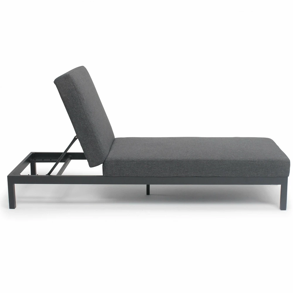 Bain De Soleil En Aluminium Gris 3 Bain De Soleil En Aluminium Gris – Image 3