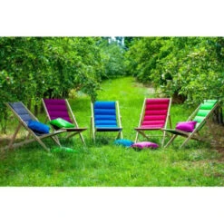 Transat Chilienne Matelassée - Pétrole -Mobilier De Jardin 646fad86220c18.57280598