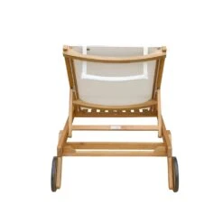 Lot De 2 Bains De Soleil Avec Coussin Et Tablette En Bois Blanc -Mobilier De Jardin 648864f9bf0dc2.83094999