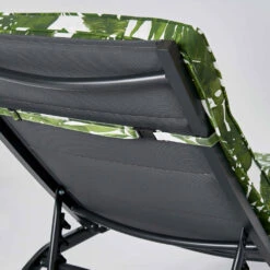 Coussin Bain De Soleil Polyester Blanc Et Vert 186 X 60 X 5 Cm -Mobilier De Jardin 6488659763af85.13645727