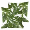 Lot De 2 Coussins Carrés Polyester Jungle 45x45x8 Cm