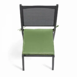 Lot De 4 Galettes De Chaise Polyester Vert Cactus 40x40x3 Cm -Mobilier De Jardin 6488659e177885.26741302