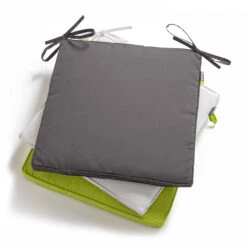 Lot De 4 Galettes De Chaise Polyester Gris 40x40x3 Cm 10 Lot De 4 Galettes De Chaise Polyester Gris 40x40x3 Cm -Mobilier De Jardin 648865a398d9a4.68378049