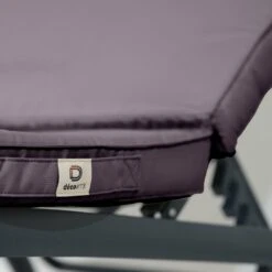 Coussin Bain De Soleil - Matelas Pour Transat Dehoussable- 185x60x5cm - Gris Carbone -Mobilier De Jardin 648b51cfd342c9.11572345