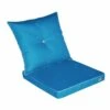 Coussin De Remplacement Pour Chaise, Fauteuil Jardin 60 X 60 Cm – Bleu Petrole