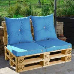Coussin De Remplacement Pour Chaise, Fauteuil Jardin 60 X 60 Cm – Bleu Petrole -Mobilier De Jardin 648b552ecdc360.76747827