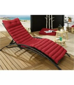 Coussin Bain De Soleil 60x180 Cm Kala Cerise -Mobilier De Jardin 649481b7897059.26093435