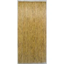 Rideau De Porte Avec Bâtonnets En Bois Vernis - 90x200 Cm 7 Rideau De Porte Avec Bâtonnets En Bois Vernis - 90x200 Cm -Mobilier De Jardin 883912 004