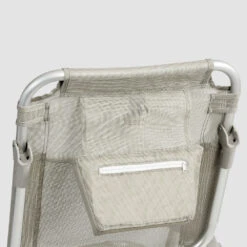 Fauteuil Clic Clac Des Plages En Polyester Gris -Mobilier De Jardin 900875435a812754