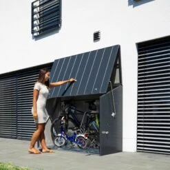 Abri à Vélos En Métal Sesame 1500L Anthracite 1,41m² TRIMETALS