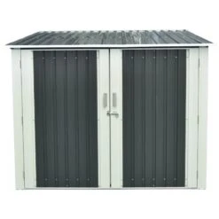 Abri Pour 3 Vélos En Métal Anthracite 3,32m² + Kit D'ancrage X-METAL 11 Abri Pour 3 Vélos En Métal Anthracite 3,32m² + Kit D'ancrage X-METAL -Mobilier De Jardin abri pour 3 velos en metal anthracite 332m kit d ancrage x metal 5