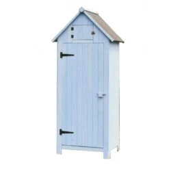 Mobilier De Jardin -Mobilier De Jardin armoire de jardin en bois lasure 041m habrita 1