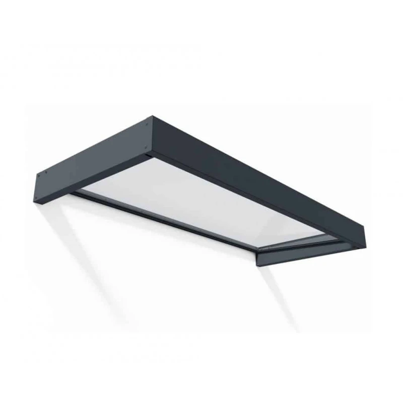 Auvent Marquise En Acrylique Gris Clair Sophia™ 2150 – Canopia 2 Auvent Marquise En Acrylique Gris Clair Sophia™ 2150 – Canopia – Image 2