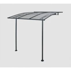 Auvent Marquise En Acrylique Transparent Vega™ 2000 – Palram - Canopia -Mobilier De Jardin auvent marquise en acrylique transparent vega 2000 palram 3