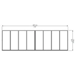 Auvent Marquise En Acrylique 3 Mm Bordeaux™ 4460 – Palram - Canopia -Mobilier De Jardin auvent marquise en polycarbonate 3 mm bordeaux 4460 palram 2