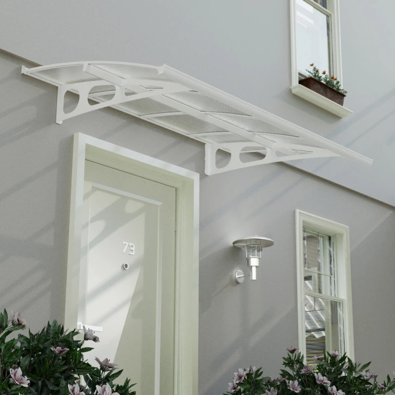 Auvent Marquise En Polycarbonate 6mm Bordeaux™ 2230 – Canopia By Palram 1 Auvent Marquise En Polycarbonate 6mm Bordeaux™ 2230 – Canopia By Palram