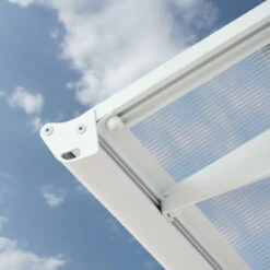 Auvent Marquise En Polycarbonate 6mm Bordeaux™ 4460 – Canopia By Palram -Mobilier De Jardin auvent marquise en polycarbonate 6mm bordeaux 4460 palram canopia 4