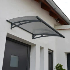 Auvent Marquise Gris AQUILA™ 1500 – Canopia By Palram 9 Auvent Marquise Gris AQUILA™ 1500 – Canopia By Palram -Mobilier De Jardin auvent marquise gris aquila 1500 palram canopia 3