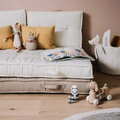 Coussin Palette Dossier Polyester Taupe 60 X 40 X 12 Cm -Mobilier De Jardin b1685c260c679231