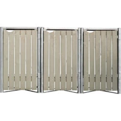 Cache-poubelle 3 Compartiments Müllbox En Bois Traité Gris 3x240L – HIDE 5 Cache-poubelle 3 Compartiments Müllbox En Bois Traité Gris 3x240L – HIDE -Mobilier De Jardin cache poubelle 3 compartiments mullbox en bois traite gris 3x240l hide 2