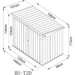 Cache-poubelle Double En Acier Pour Conteneurs 240L – Westmann 10 Cache-poubelle Double En Acier Pour Conteneurs 240L – Westmann -Mobilier De Jardin cache poubelle double en acier pour conteneurs 240l westmann 4