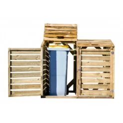 Cache Poubelle Double En Bois Massif Certifié Traité Autoclave 11 Cache Poubelle Double En Bois Massif Certifié Traité Autoclave -Mobilier De Jardin cache poubelle double en bois massif certifie traite autoclave 5