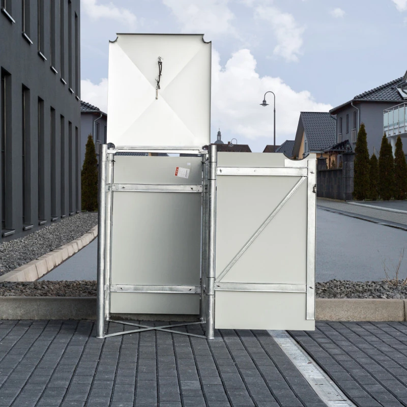 Cache-poubelle Müllbox En Aluminium Noir 140L – HIDE 5 Cache-poubelle Müllbox En Aluminium Noir 140L – HIDE – Image 5