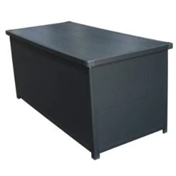 Coffre De Jardin En Résine Anthracite 610L - Jôbu -Mobilier De Jardin coffre de jardin en resine anthracite 610l jobu 2