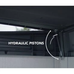 Coffre De Jardin En Résine Brossée Brossium 1150L - Keter 11 Coffre De Jardin En Résine Brossée Brossium 1150L - Keter -Mobilier De Jardin coffre de jardin en resine brossee brossium 1150l keter 5