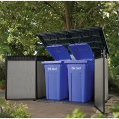 Coffre De Jardin En Résine Brossée Brossium 2100L - Keter 10 Coffre De Jardin En Résine Brossée Brossium 2100L - Keter -Mobilier De Jardin coffre de jardin en resine brossee brossium 2100l keter 4