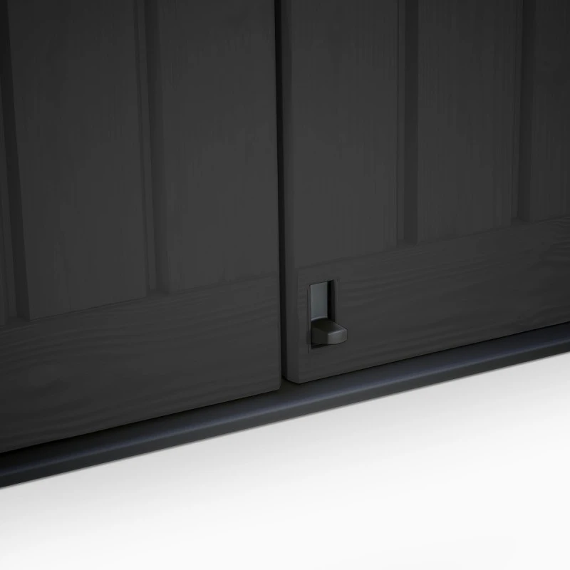 Coffre De Jardin Multifonctions En Résine 1200L Toit Plat Noir - Keter 5 Coffre De Jardin Multifonctions En Résine 1200L Toit Plat Noir - Keter – Image 5