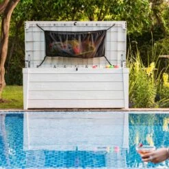 Coffre De Piscine En Résine Blanc 455L Pool Box – Keter 8 Coffre De Piscine En Résine Blanc 455L Pool Box – Keter -Mobilier De Jardin coffre de piscine en resine blanc 455l pool box keter 2