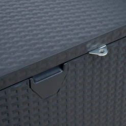 Coffre De Rangement En Métal 509L Anthracite 0,9m² Shelter Logic -Mobilier De Jardin coffre de rangement en metal 509l anthracite 09m shelter logic 4