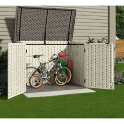 Coffre Multifonctions En PE 35mm 2000L + Plancher SUNCAST -Mobilier De Jardin coffre multifonctions en pe 35mm 2000l suncast 2