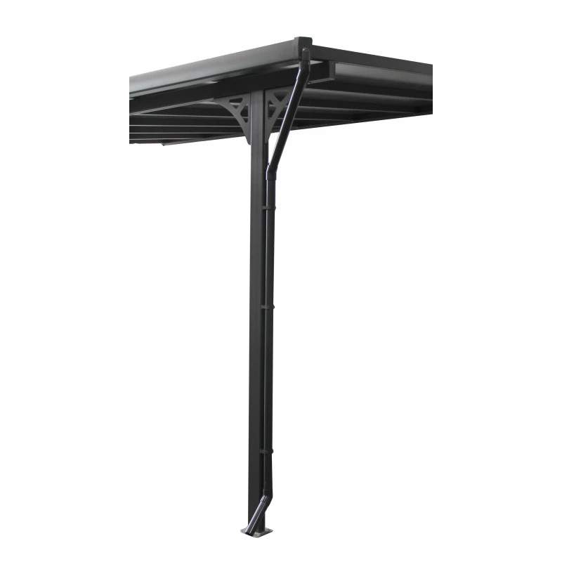 Descentes De Gouttières Grises Pour Toit De Terrasse X-METAL 2 Descentes De Gouttières Grises Pour Toit De Terrasse X-METAL – Image 2