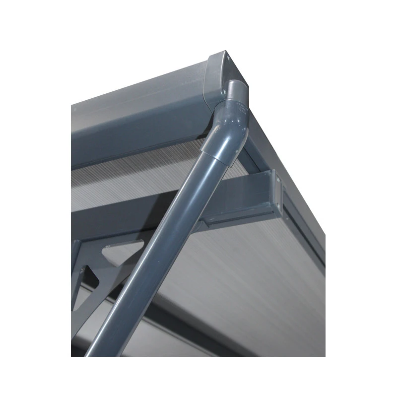 Descentes De Gouttières Grises Pour Toit De Terrasse X-METAL 3 Descentes De Gouttières Grises Pour Toit De Terrasse X-METAL – Image 3