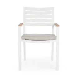 Fauteuil De Jardin BELMAR Blanc -Mobilier De Jardin fauteuil de jardin belmar blanc 4