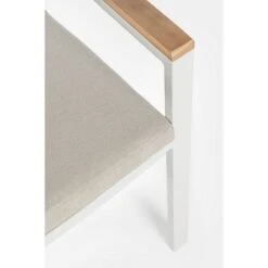 Fauteuil De Jardin BELMAR Blanc -Mobilier De Jardin fauteuil de jardin belmar blanc 5