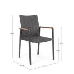 Fauteuil De Jardin JALISCO Anthracite -Mobilier De Jardin fauteuil de jardin jalisco anthracite 1