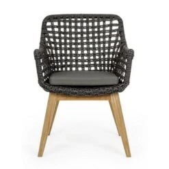Fauteuil De Jardin MADISON Noir -Mobilier De Jardin fauteuil de jardin madison noir 3